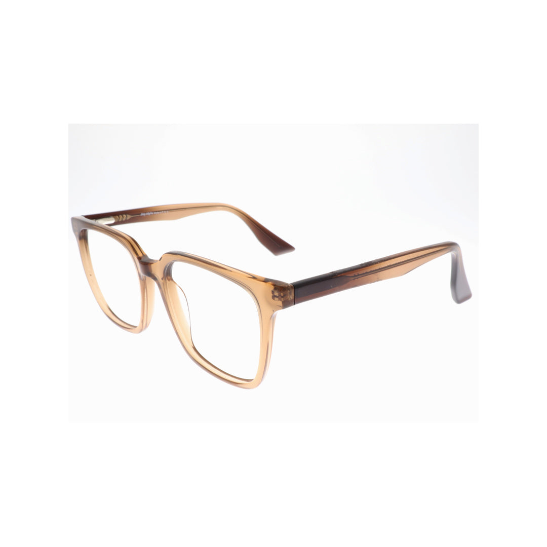 Joy Style For Unisex Eyeglasses Square Shape Size 52 Rda10054c4 Brown