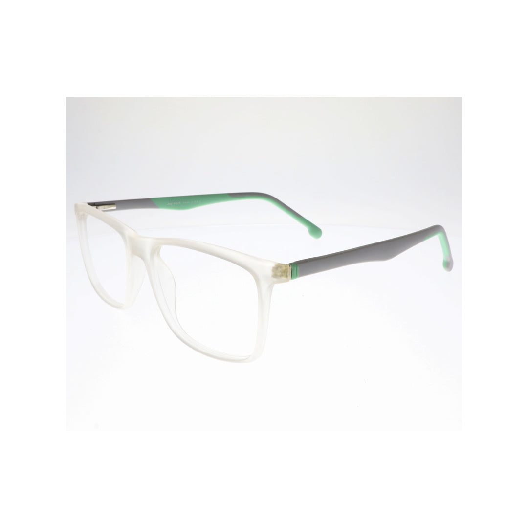Joy Style For Unisex Eyeglasses Square Shape Size 53 106c7 White
