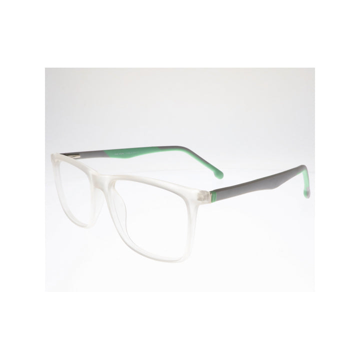 Joy Style For Unisex Eyeglasses Square Shape Size 53 Hf106c7 Clear White