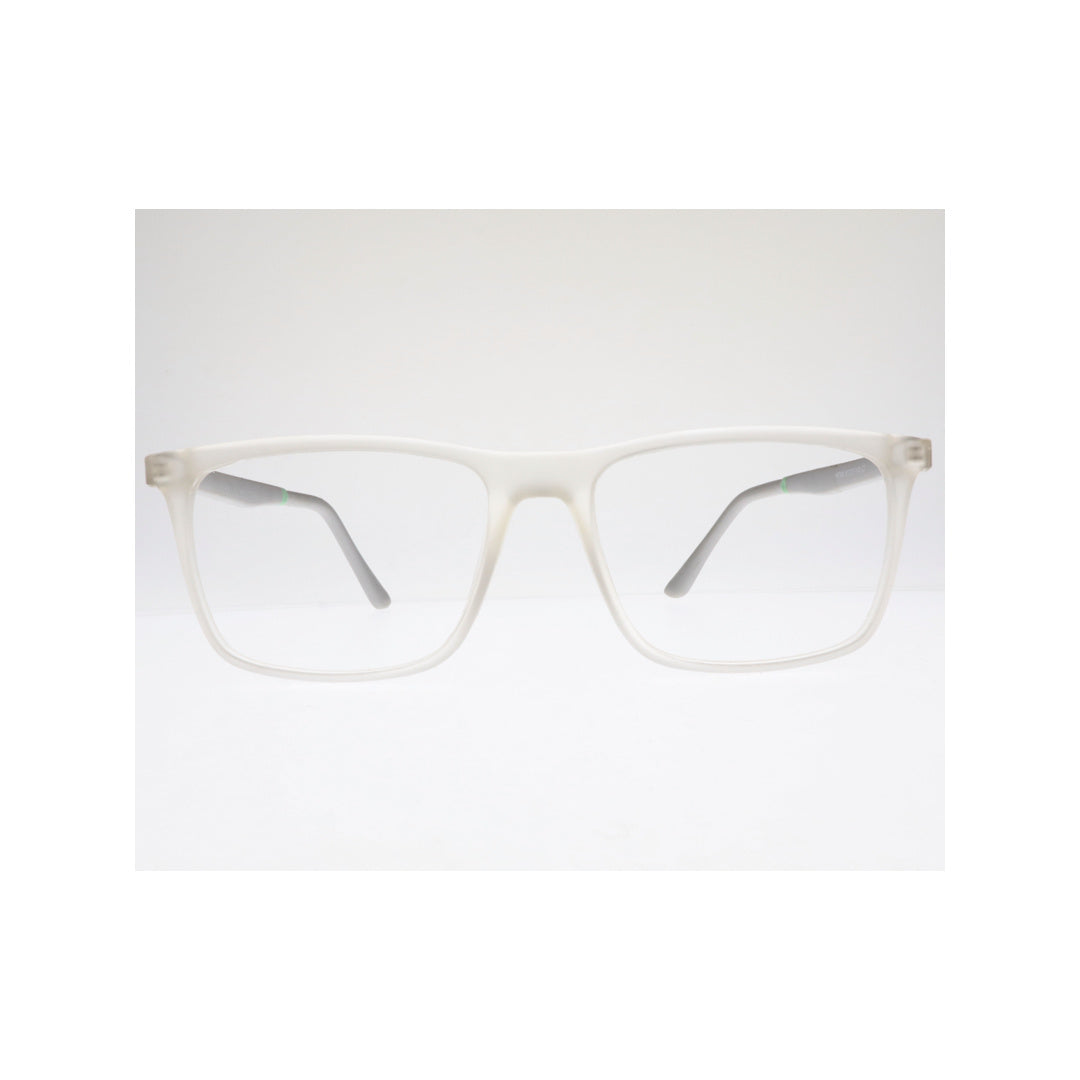 Joy Style For Unisex Eyeglasses Square Shape Size 53 Hf306c7 Clear White