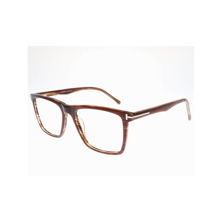 Joy Style For Unisex Eyeglasses Square Shape Size 54 Ft5784c186 Brown