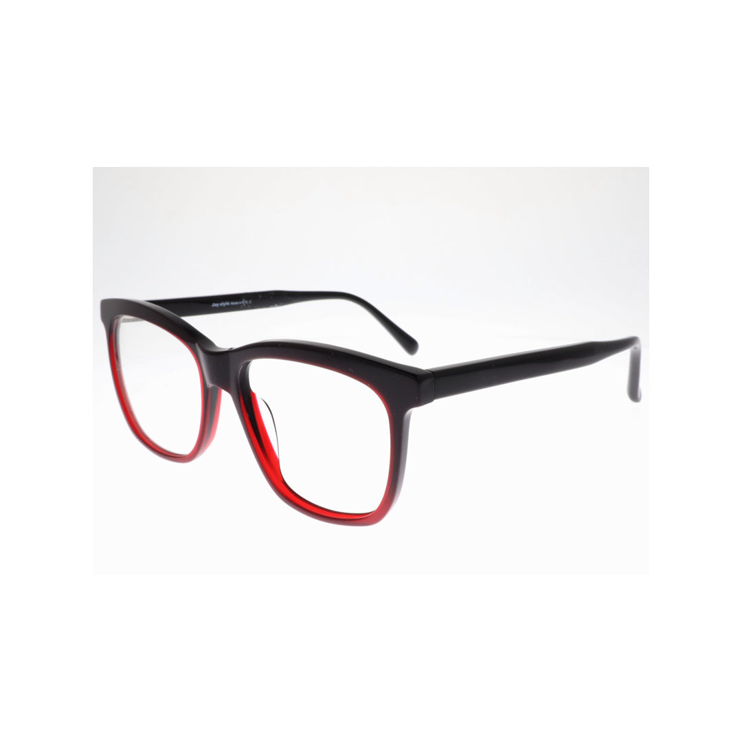 Joy Style For Unisex Eyeglasses Square Shape Size 54 Rda10149c5 Red