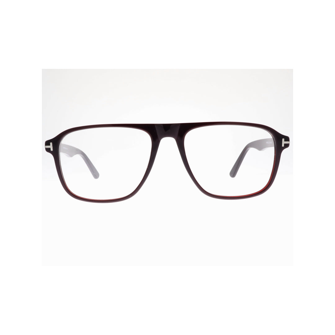 Joy Style For Unisex Eyeglasses Square Shape Size 55 Ft5748c2 Brown
