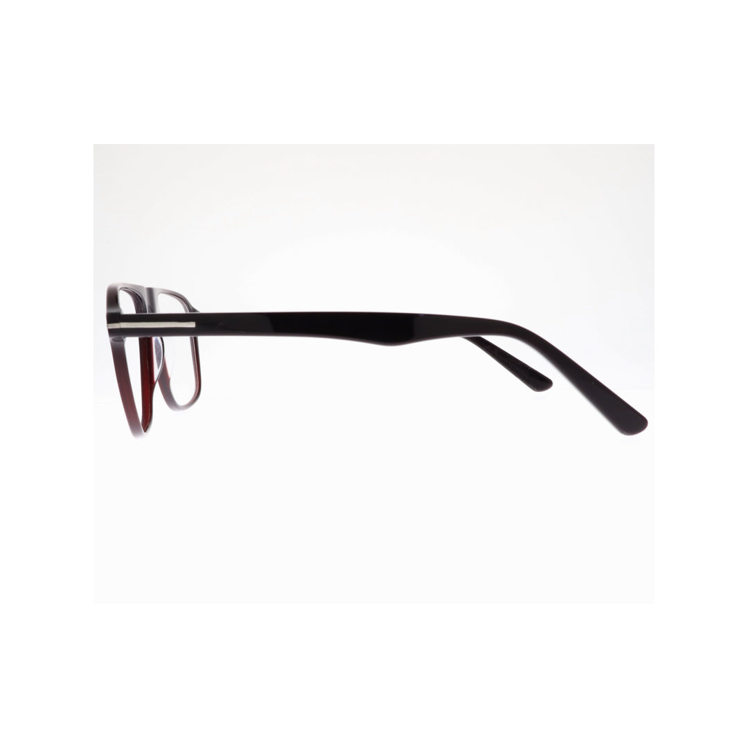 Joy Style For Unisex Eyeglasses Square Shape Size 55 Ft5748c2 Brown