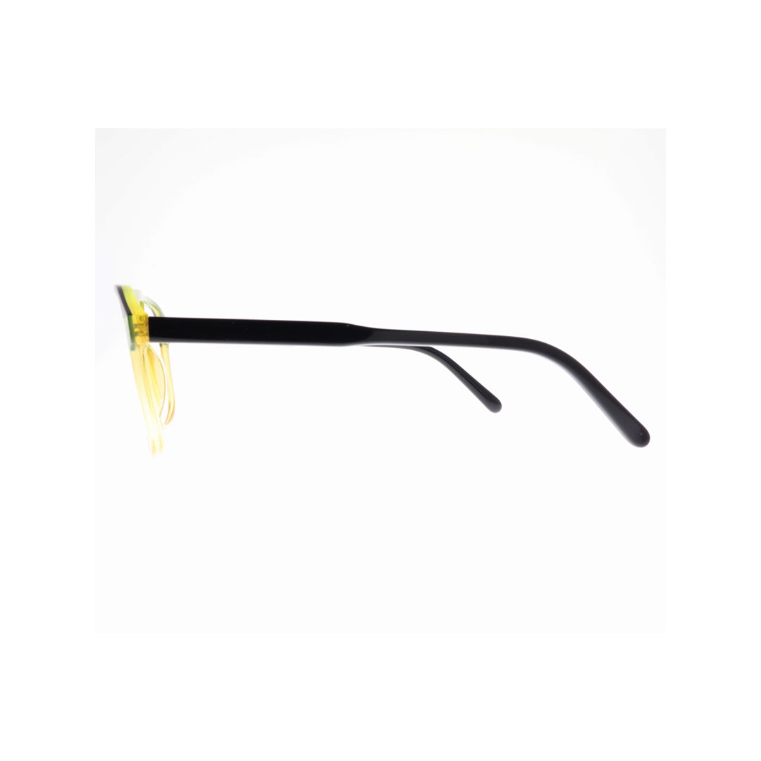 Joy Style For Unisex Eyeglasses Square Shape Size 57 10045c4 Yellow Black