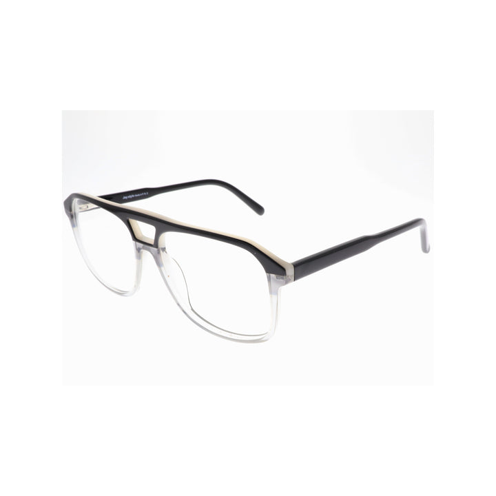 Joy Style For Unisex Eyeglasses Square Shape Size 57 Rda10045c5 Black Grey