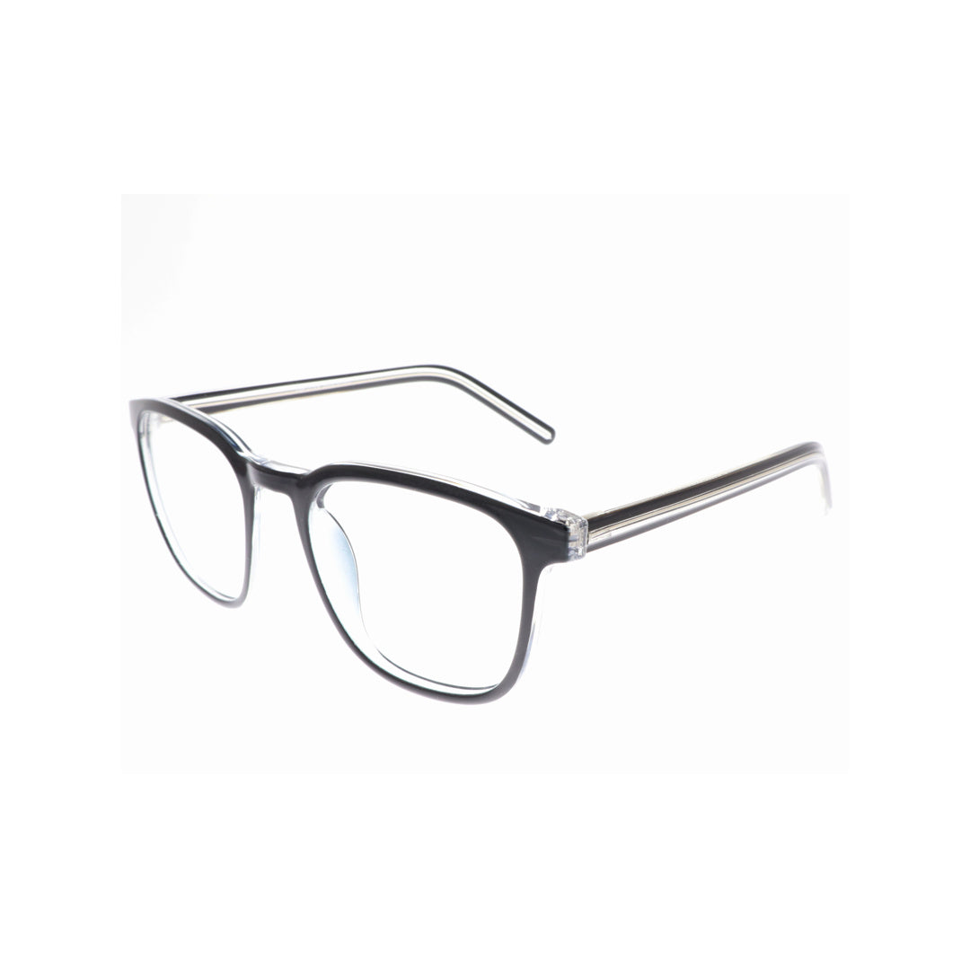 Joy Style For Unisex Eyeglasses Square Size 53 1888c2 Black