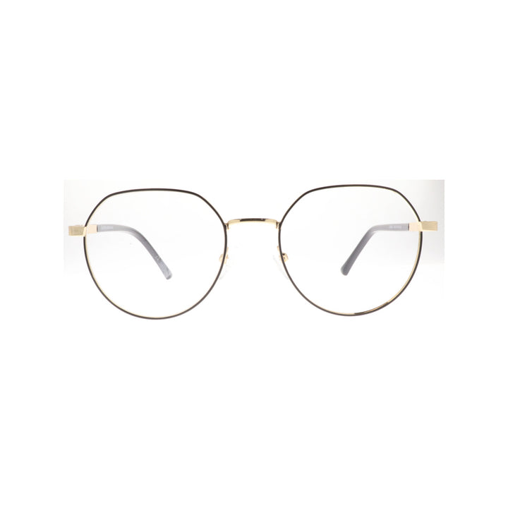 Joy Style For Unisex Metal Eyeglasses Round Shape Size 49 8830c6 Black Gold