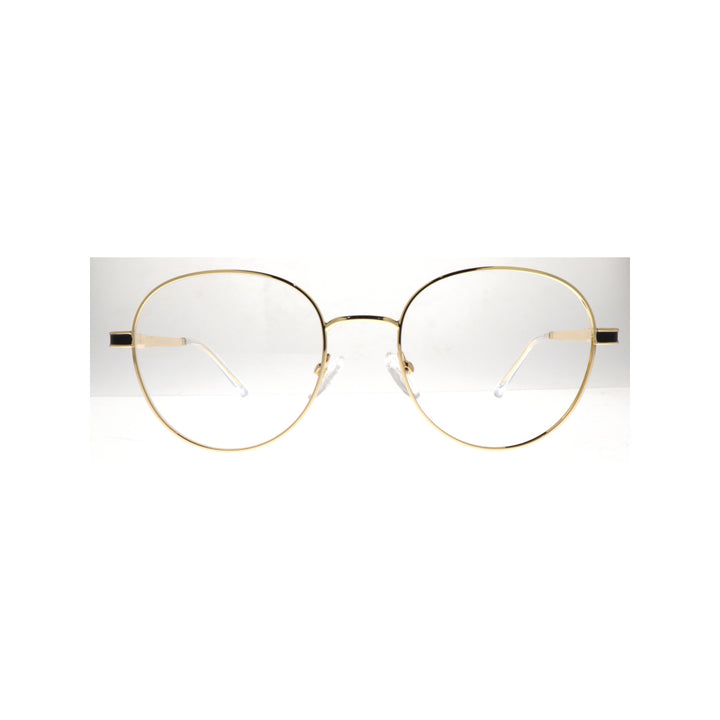 Joy Style For Unisex Metal Eyeglasses Round Shape Size 50 8871c1 Gold