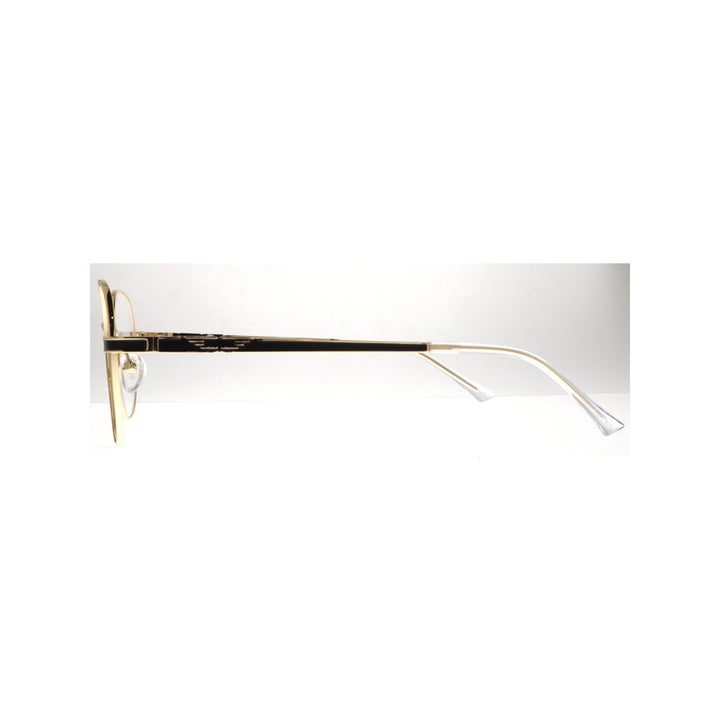 Joy Style For Unisex Metal Eyeglasses Round Shape Size 50 8871c1 Gold