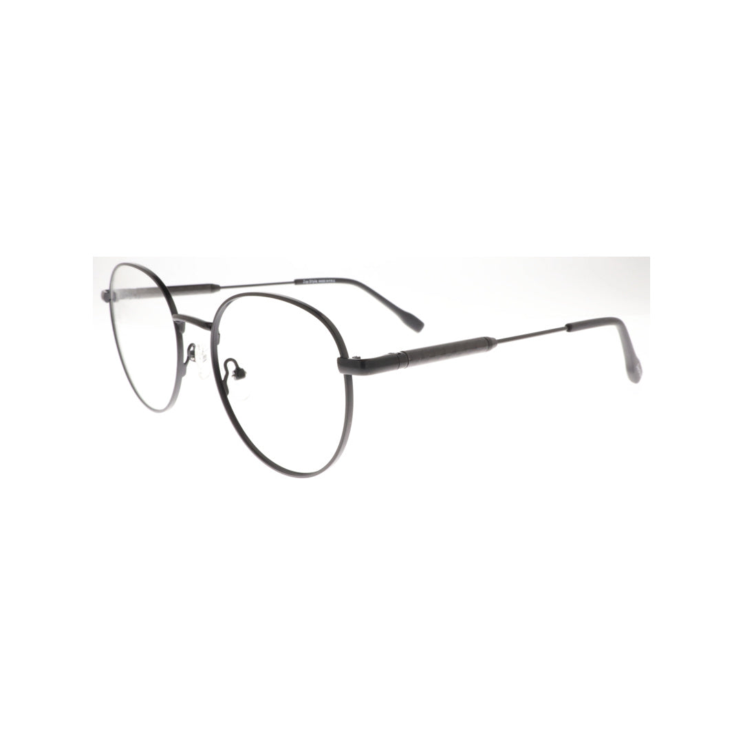 Joy Style For Unisex Metal Eyeglasses Round Shape Size 52 5402c4 Black