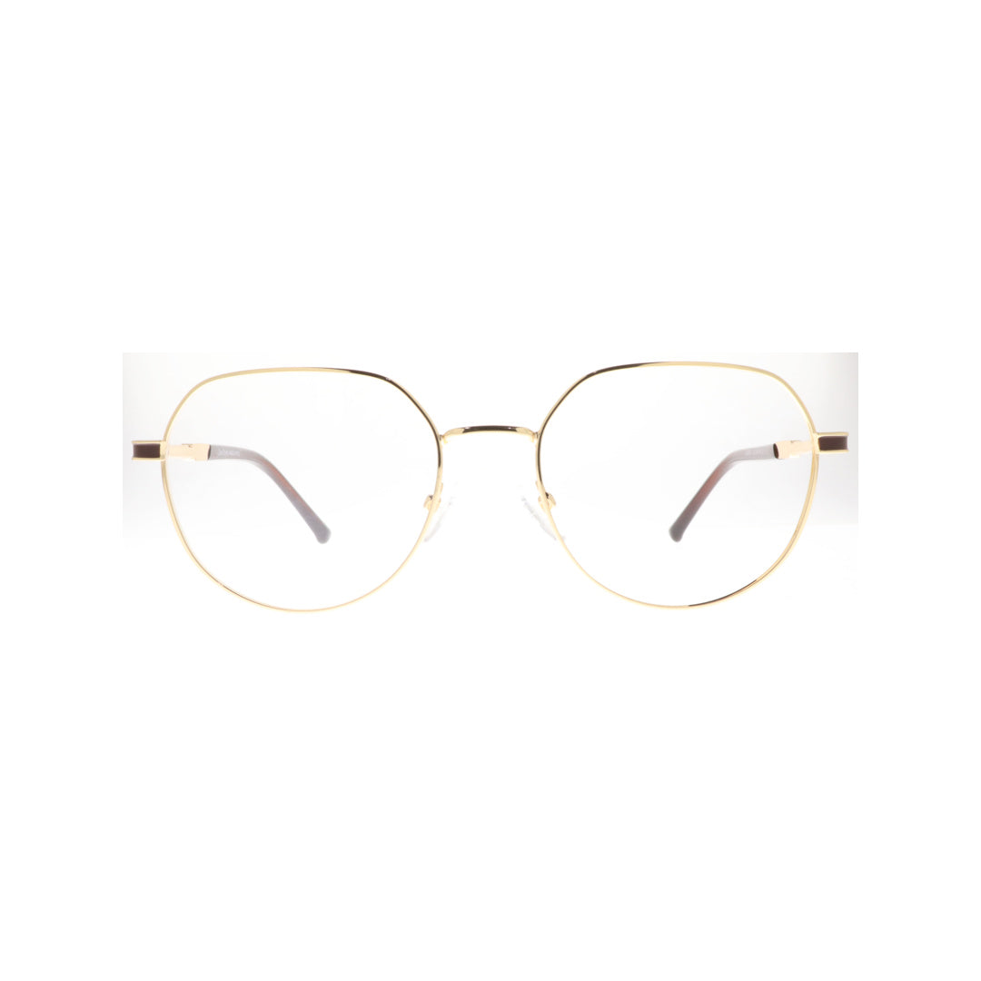 Joy Style For Unisex Metal Eyeglasses Round Shape Size 52 8875c1 Gold.