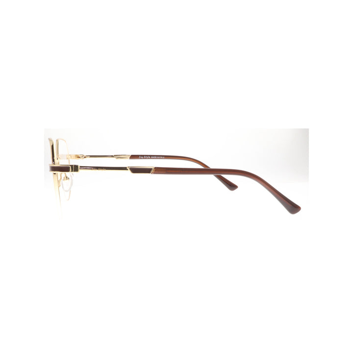 Joy Style For Unisex Metal Eyeglasses Round Shape Size 52 8875c1 Gold.