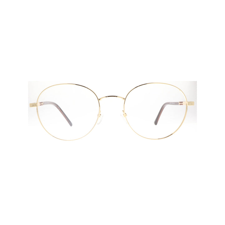 Joy Style For Unisex Metal Eyeglasses Round Shape Size 53 8855c1 Gold