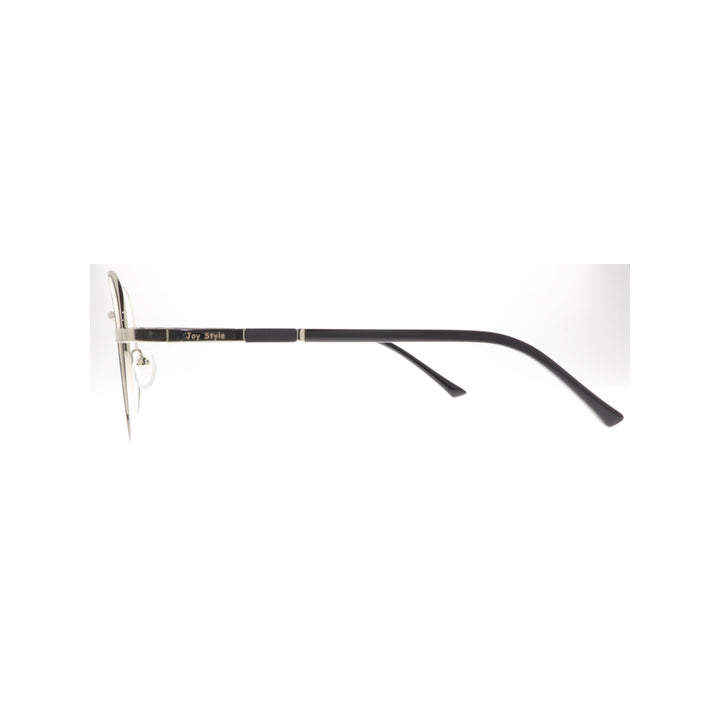 Joy Style For Unisex Metal Eyeglasses Round Shape Size 53 8855c2 Black Silver