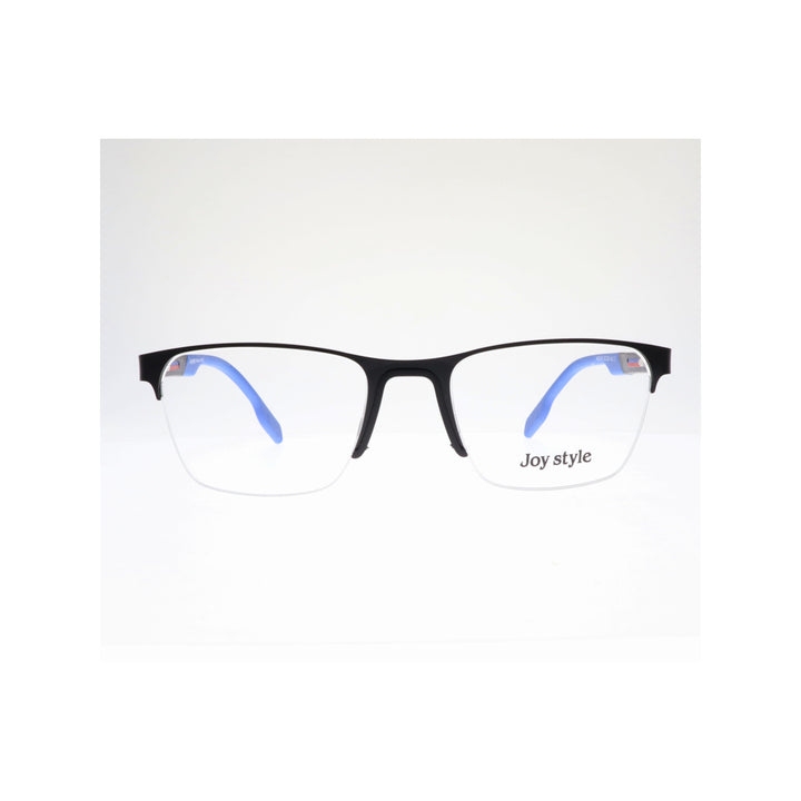 Joy Style For Unisex Metal Eyeglasses Semi-Rimless Square Shape Size 51 Hc01-01c1 Black