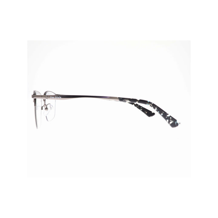 Joy Style For Unisex Metal Eyeglasses Semi-Rimless Square Shape Size 54 8206c2 Gunmetal