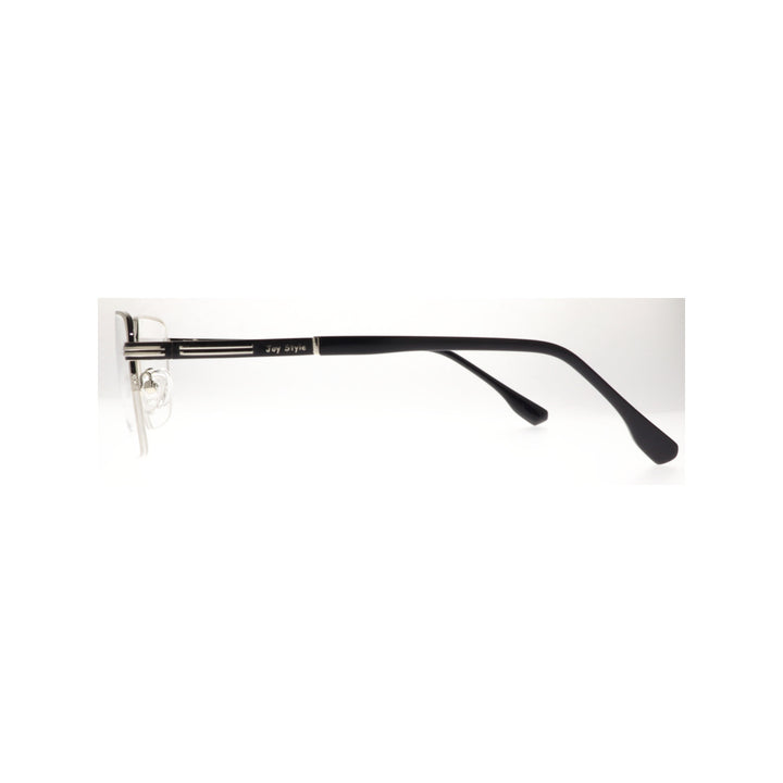 Joy Style For Unisex Metal Eyeglasses Semi-Rimless Square Shape Size 54 8807c4 Silver