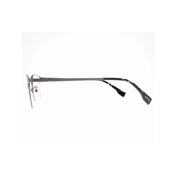 Joy Style For Unisex Metal Eyeglasses Semi-Rimless Square Shape Size 55 8220c2 Gunmetal