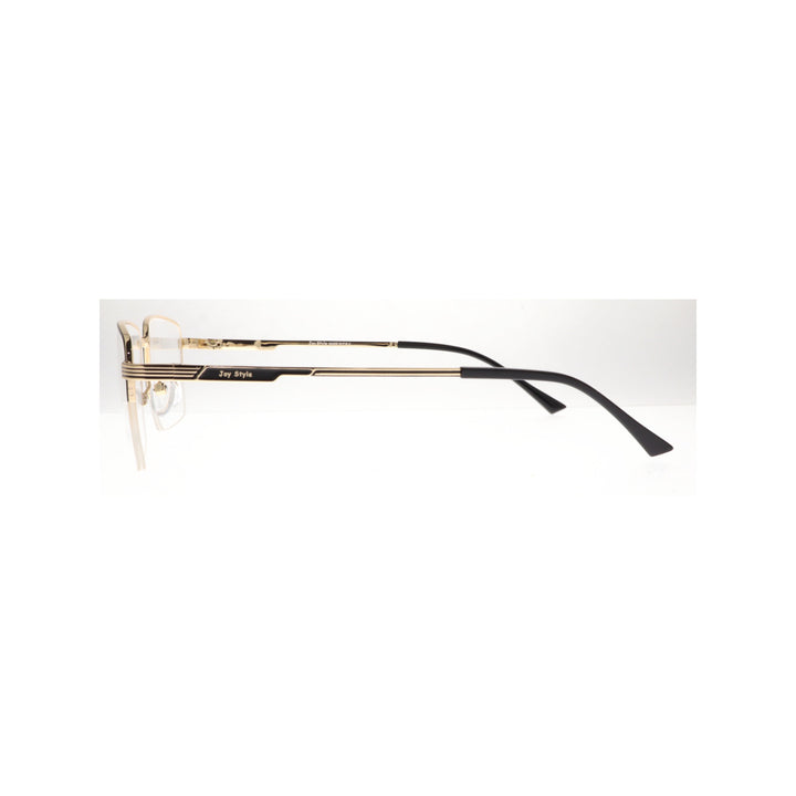 Joy Style For Unisex Metal Eyeglasses Semi-Rimless Square Shape Size 55 8879c6 Black Gold