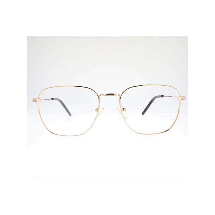 Joy Style For Unisex Metal Eyeglasses Soft Square Shape Size 54 2112c3 Gold