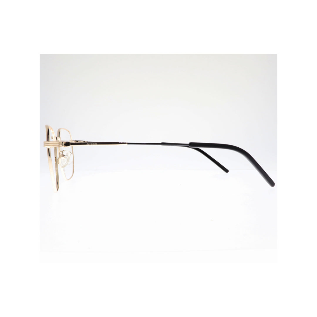 Joy Style For Unisex Metal Eyeglasses Soft Square Shape Size 54 2112c3 Gold