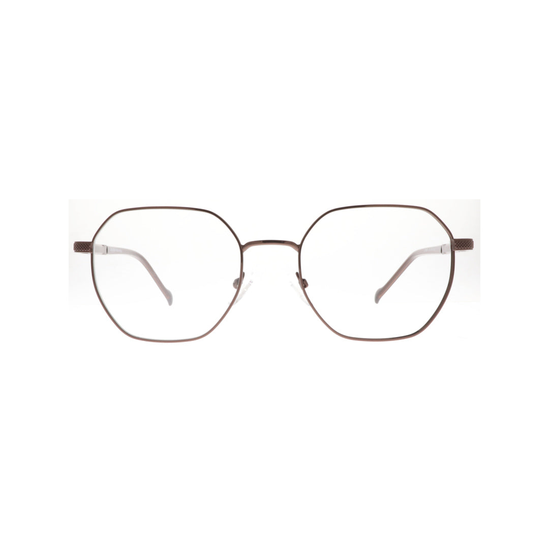 Joy Style For Unisex Metal Eyeglasses Soft Square Size 51 8865c4 Matte Brown