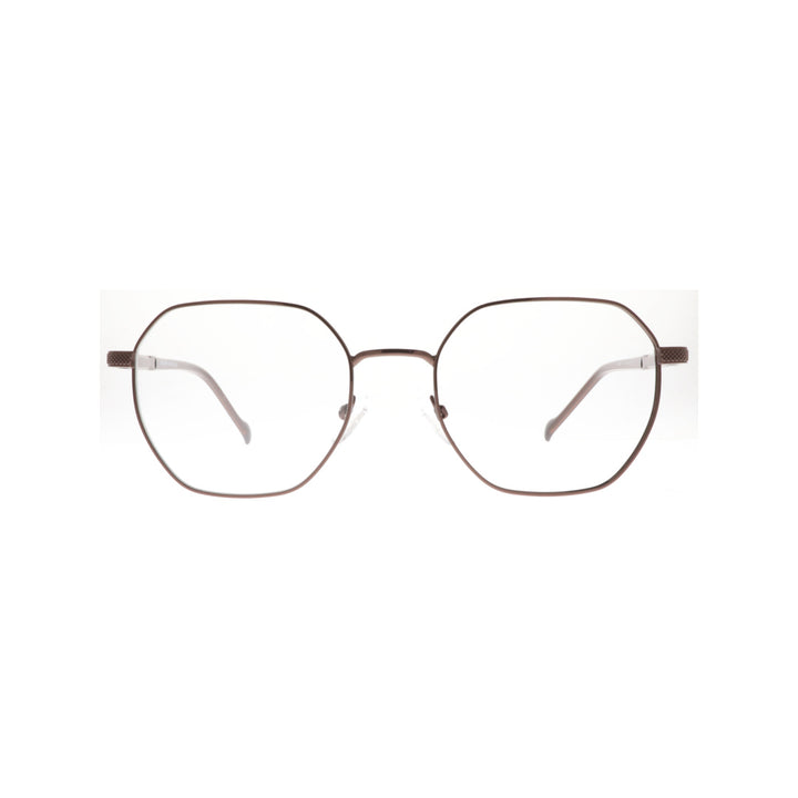 Joy Style For Unisex Metal Eyeglasses Soft Square Size 51 8865c4 Matte Brown