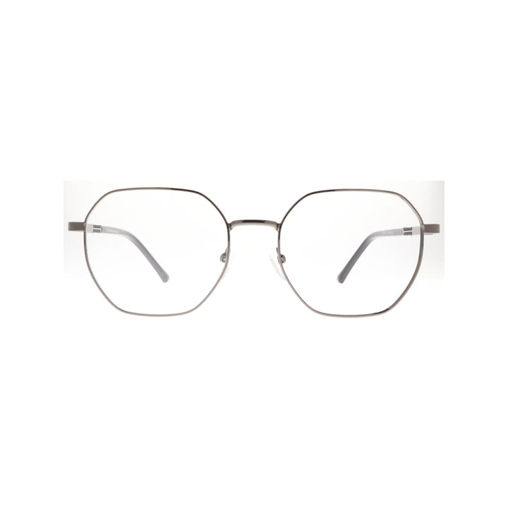 Joy Style For Unisex Metal Eyeglasses Soft Square Size 52 8856c3 Gunmetal
