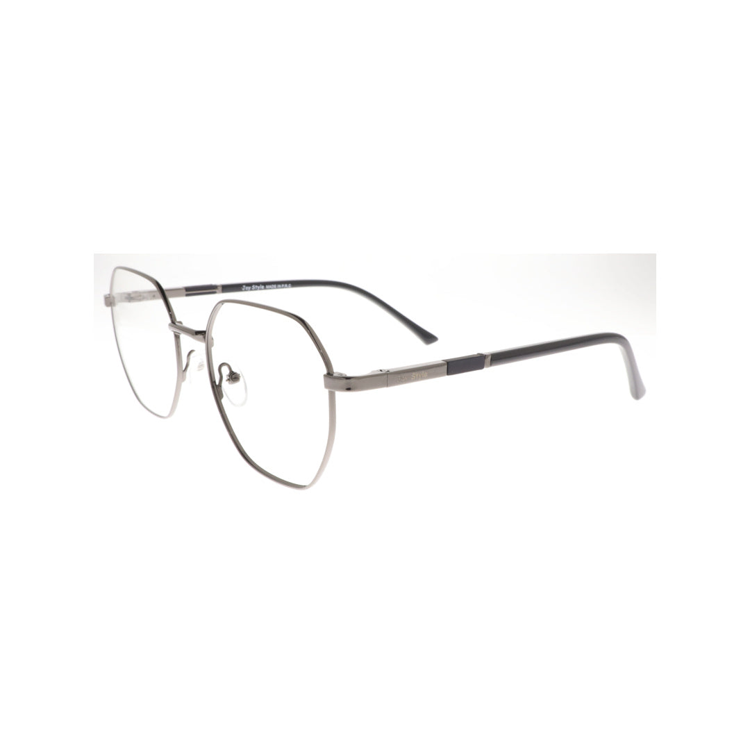 Joy Style For Unisex Metal Eyeglasses Soft Square Size 52 8856c3 Gunmetal