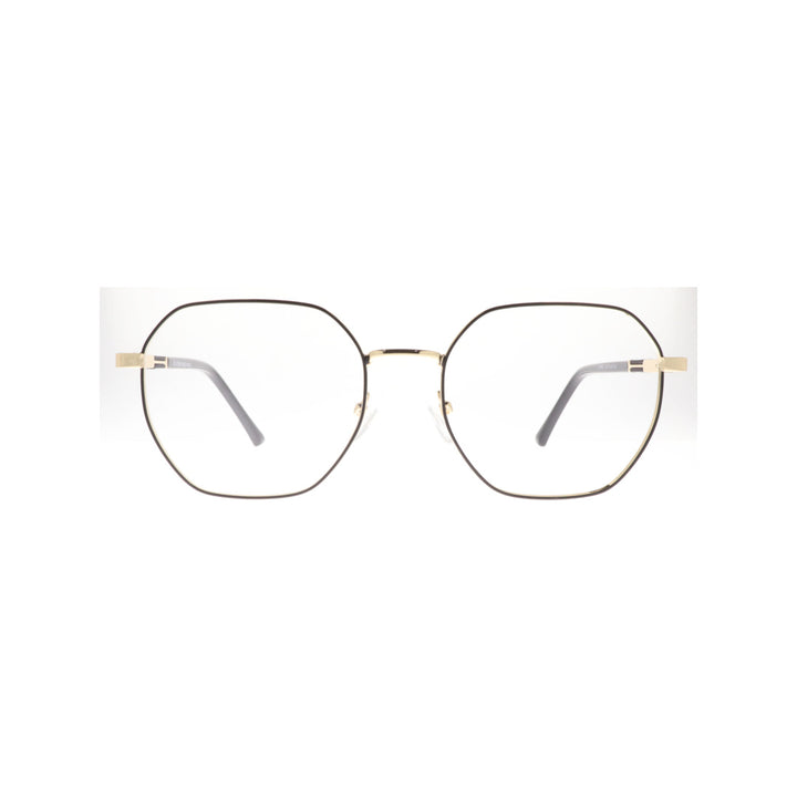 Joy Style For Unisex Metal Eyeglasses Soft Square Size 52 8856c6 Black Gold