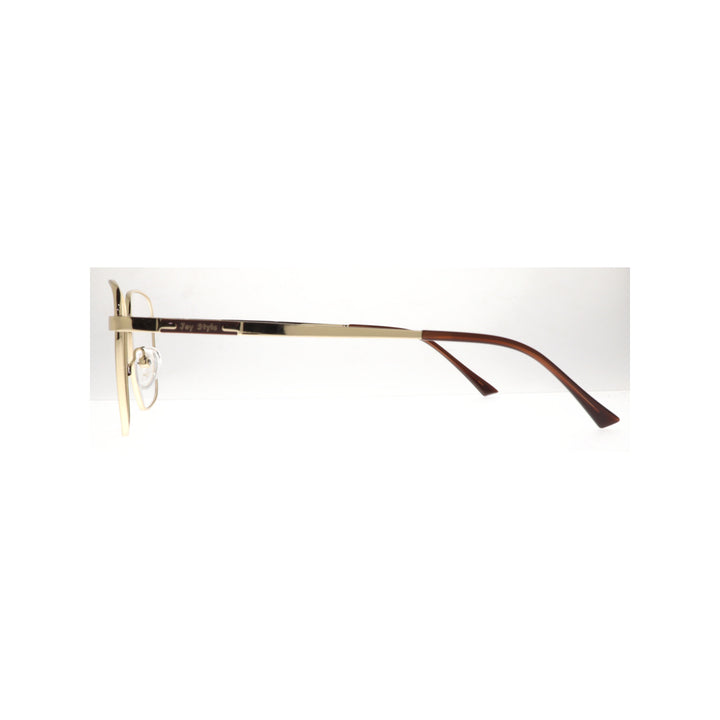 Joy Style For Unisex Metal Eyeglasses Soft Square Size 53 8840c1 Gold