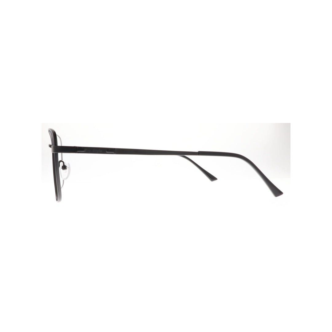 Joy Style For Unisex Metal Eyeglasses Soft Square Size 53 8840c5 Matte Black