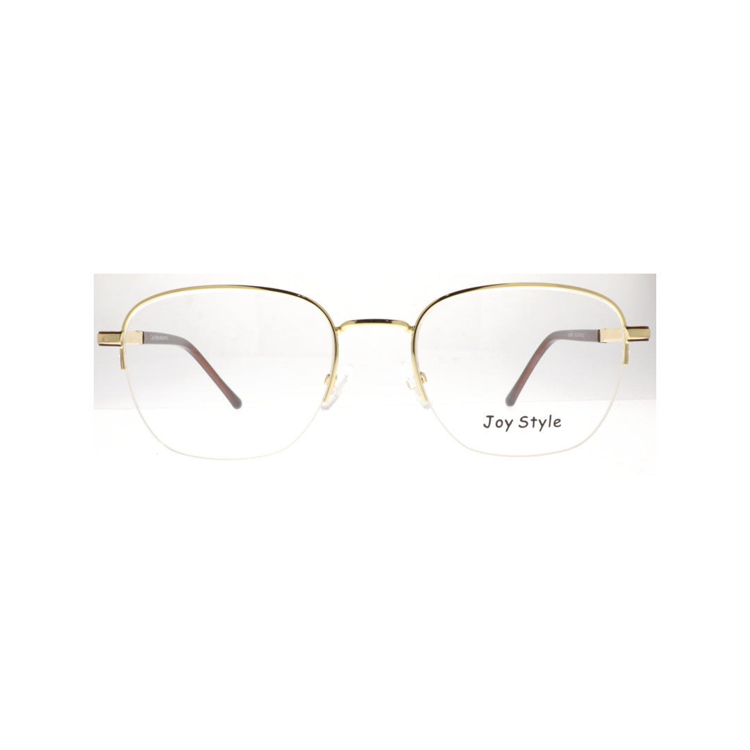 Joy Style For Unisex Metal Eyeglasses Soft Square Size 53 8859c1 Gold