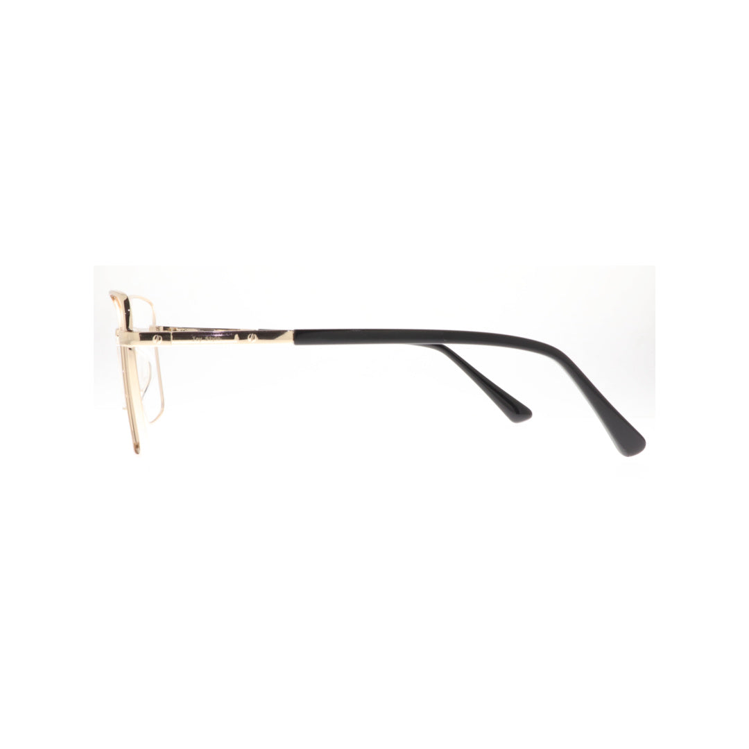 Joy Style For Unisex Metal Eyeglasses Soft Square Size 54 6408c5 Gold