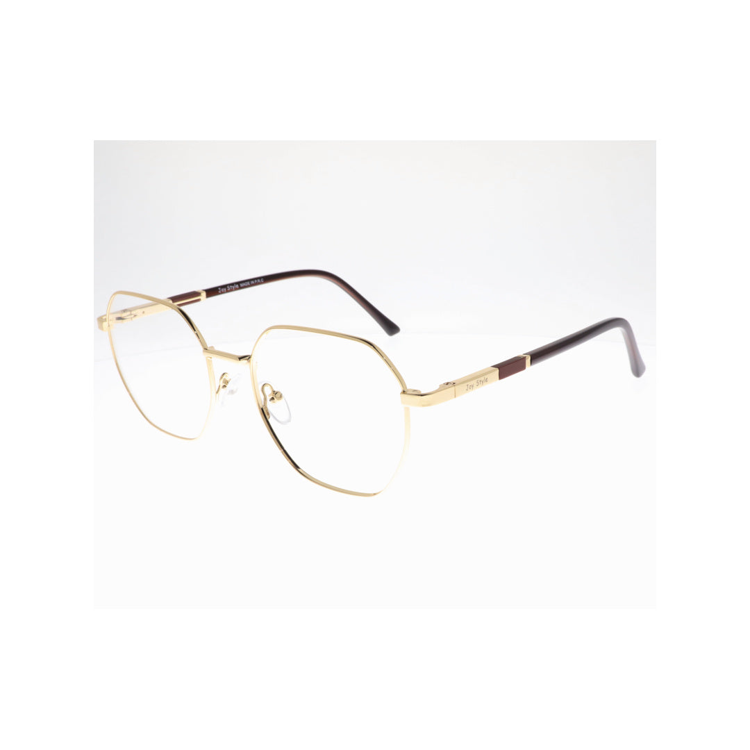 Joy Style لنظارات للجنسين المعدنية شكل مربع 52 Ch8856c1 ذهبي