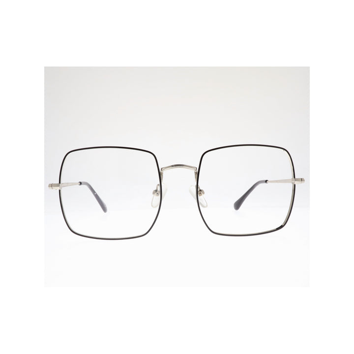 Joy Style For Unisex Metal Eyeglasses Square Shape 54 Rb1971c6 Black Silver