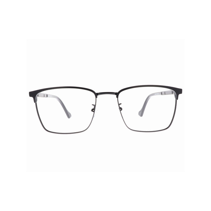 Joy Style For Unisex Metal Eyeglasses Square Shape Size 53 8201c1 Matte Black