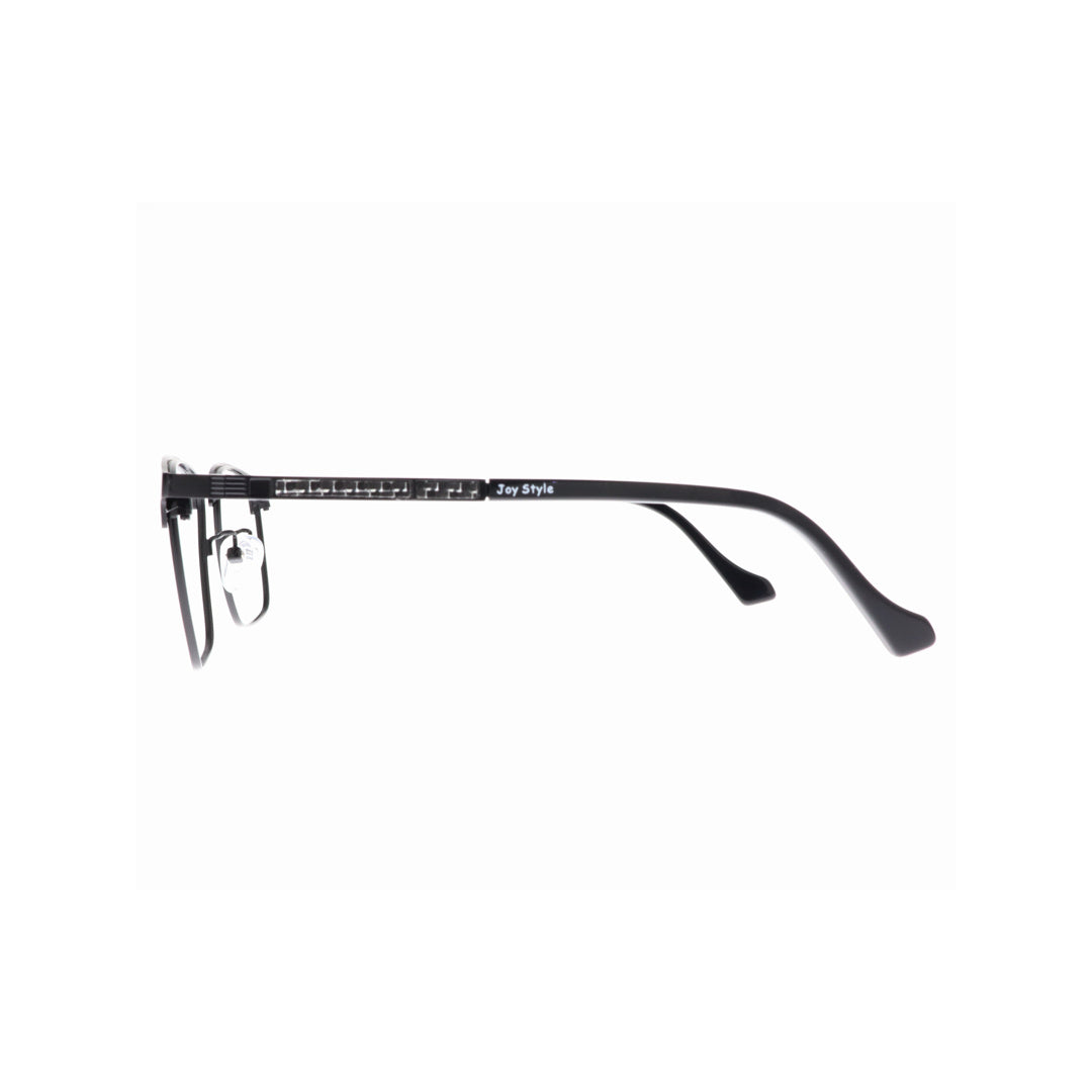 Joy Style For Unisex Metal Eyeglasses Square Shape Size 53 8201c1 Matte Black