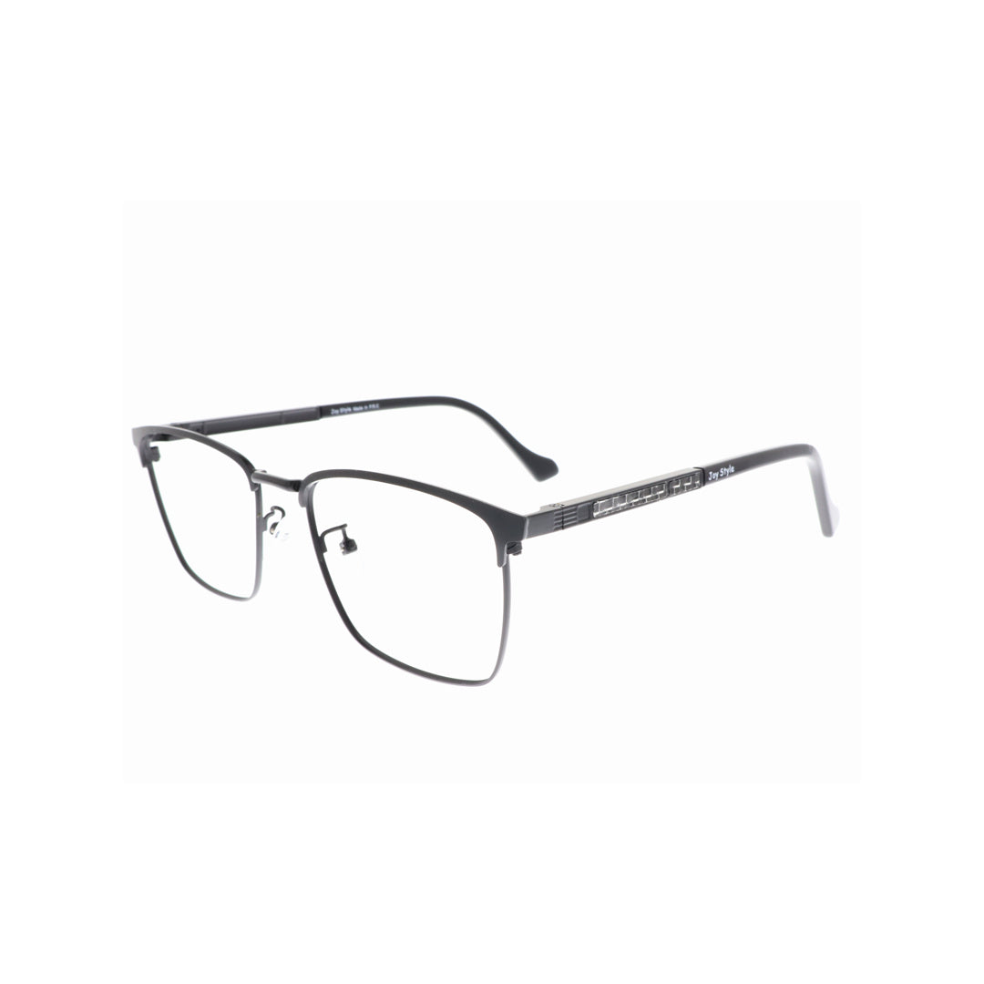Joy Style For Unisex Metal Eyeglasses Square Shape Size 53 8201c1 Matte Black