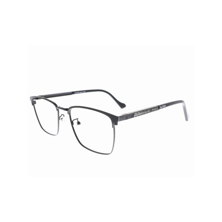 Joy Style For Unisex Metal Eyeglasses Square Shape Size 53 8201c1 Matte Black