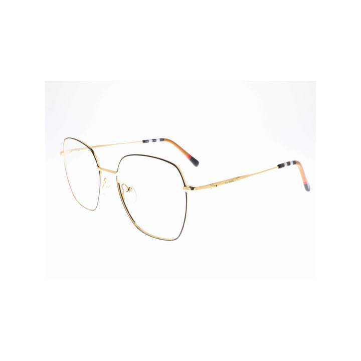 Joy Style For Unisex Metal Eyeglasses Square Shape Size 54 1256c1 Black Gold