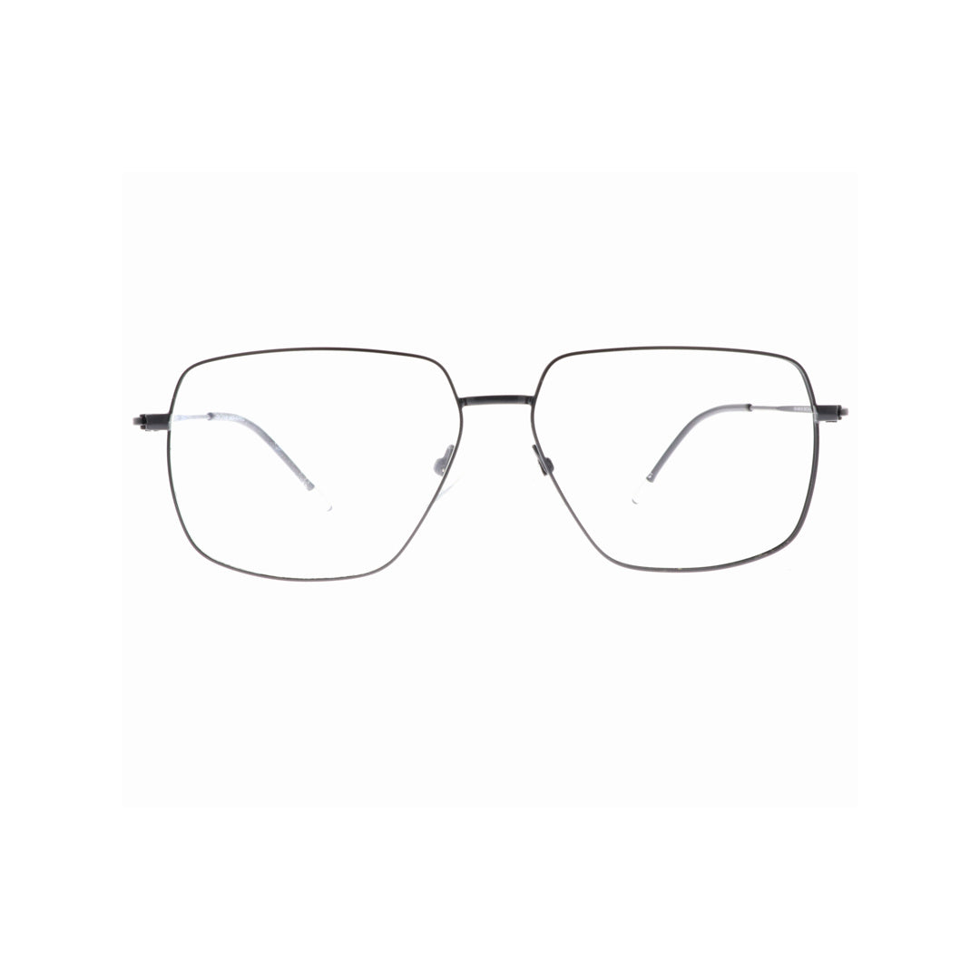 Joy Style For Unisex Metal Eyeglasses Square Shape Size 54 6018c1 Matte Black