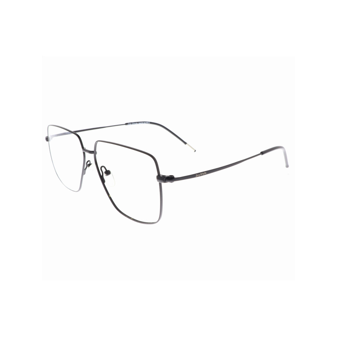 Joy Style For Unisex Metal Eyeglasses Square Shape Size 54 6018c1 Matte Black