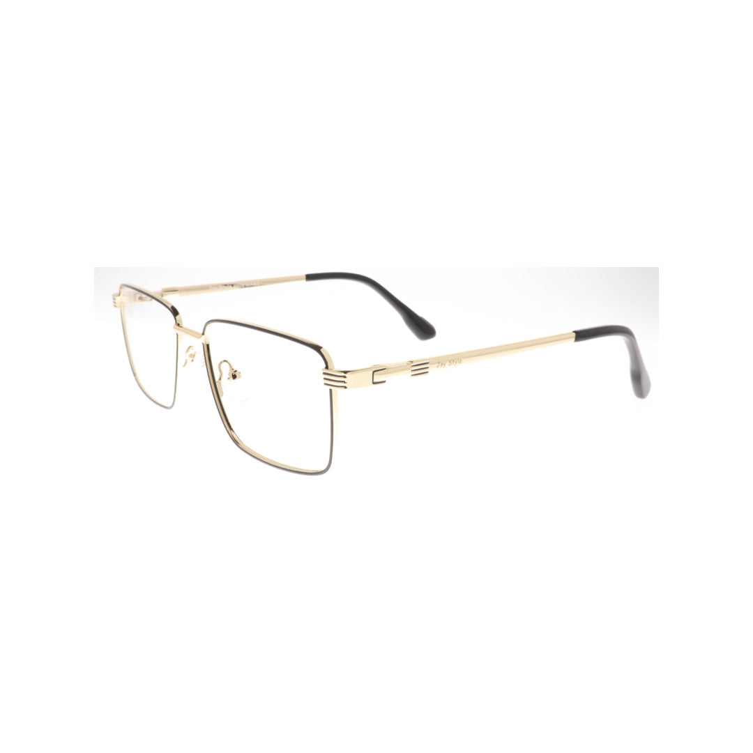 Joy Style For Unisex Metal Eyeglasses Square Size 52 5408c1 Black Gold