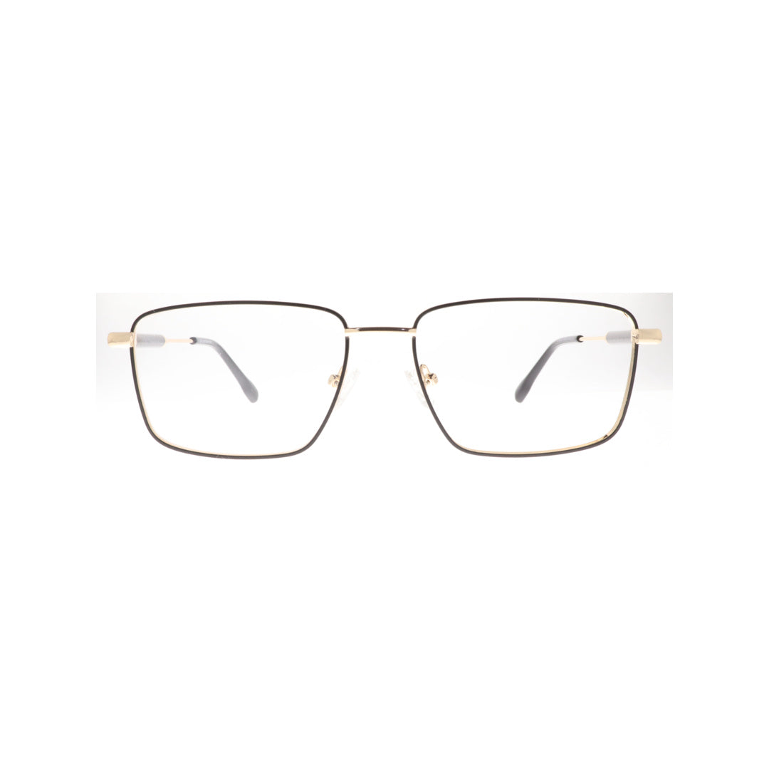 Joy Style For Unisex Metal Eyeglasses Square Size 54 5409c1 Black Gold