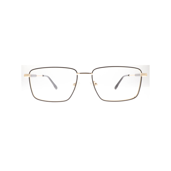 Joy Style For Unisex Metal Eyeglasses Square Size 54 5409c1 Black Gold