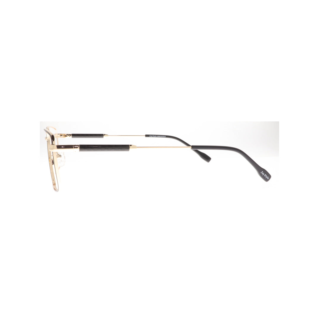 Joy Style For Unisex Metal Eyeglasses Square Size 54 5409c1 Black Gold