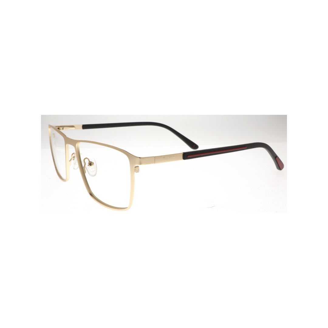 Joy Style نظارات معدنية للجنسين مقاس مربع 54 6401c4 ذهبي مطفي