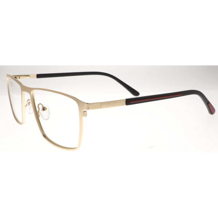 Joy Style For Unisex Metal Eyeglasses Square Size 54 6401c4 Matte Gold